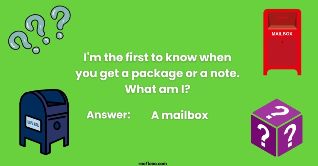 Creative Mailbox Riddles