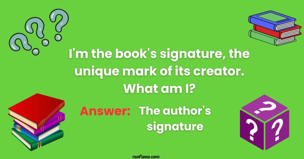 Detective Style Riddles for Book Sleuths