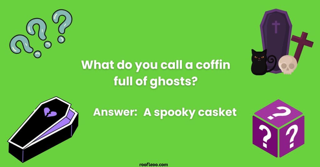 Spooky Halloween Coffin Puzzles Riddles