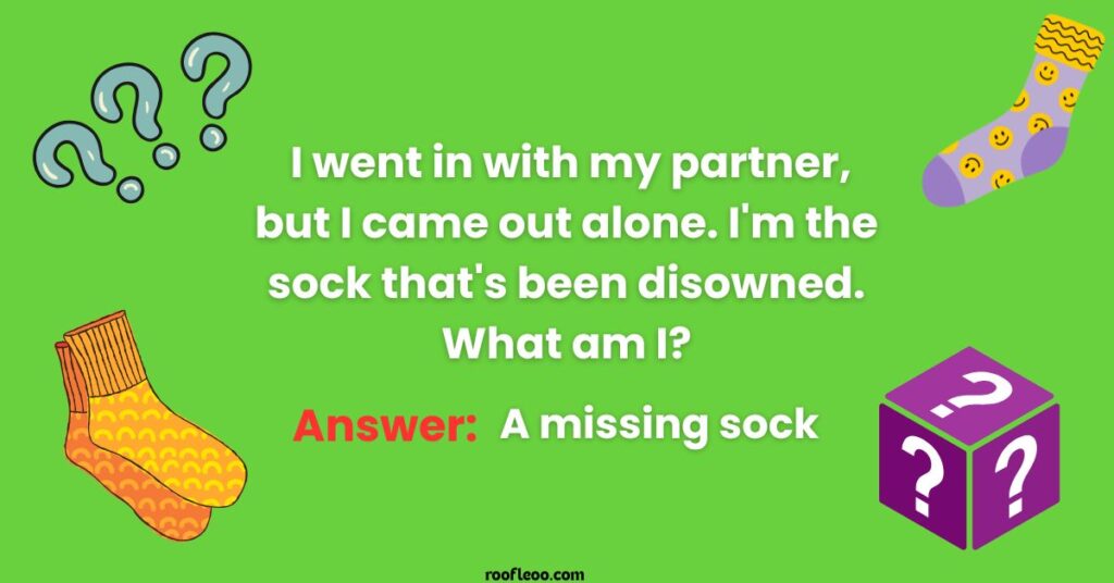 The Case of the Vanishing Socks Riddles