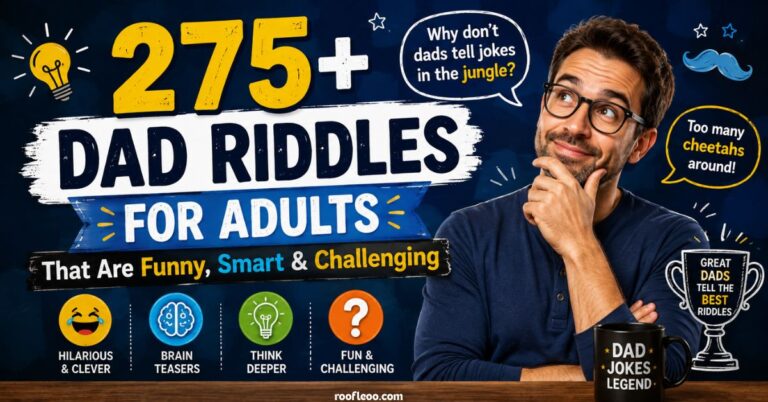 Dad Riddles for Adults