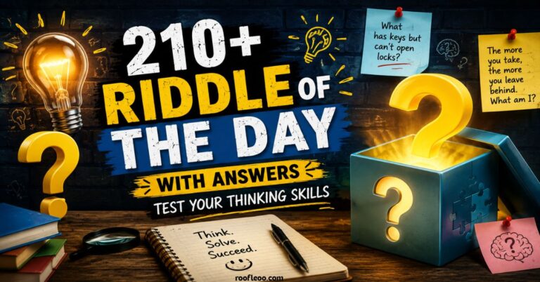 Riddle Of The Day