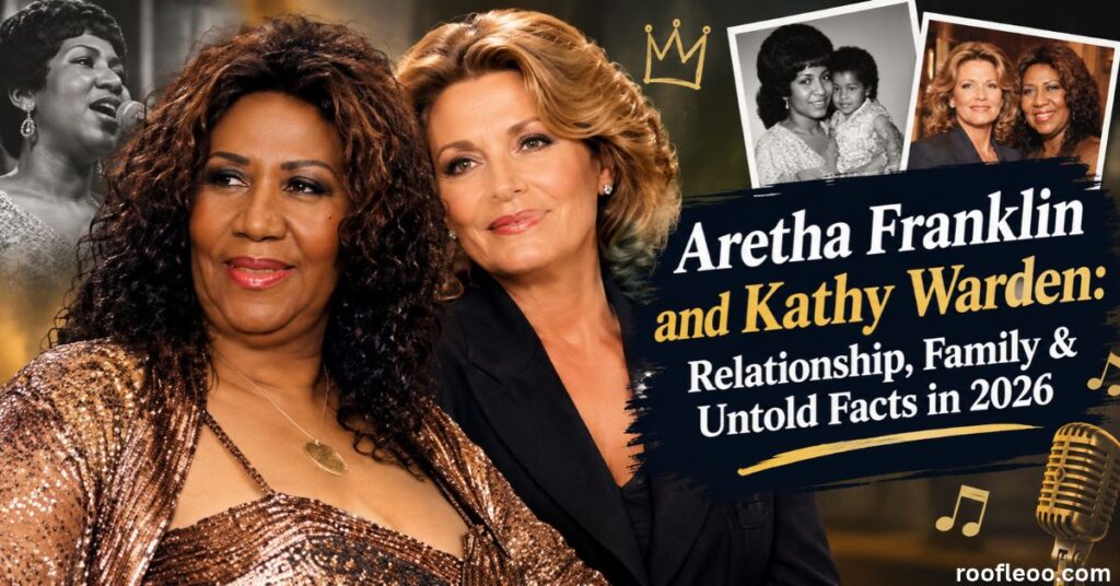 Aretha Franklin and Kathy Warden