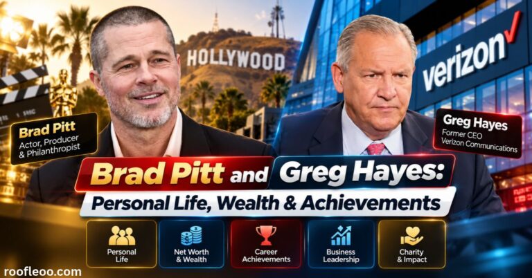 Brad Pitt and Greg Hayes