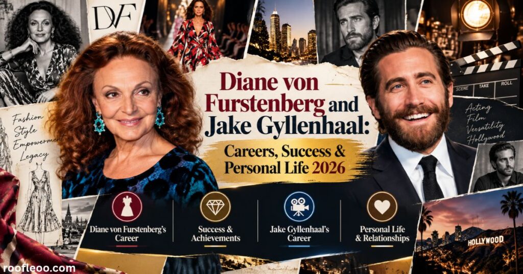 Diane von Furstenberg and Jake Gyllenhaal