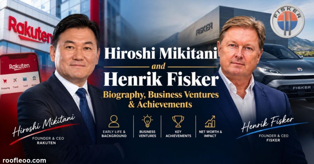 Hiroshi Mikitani and Henrik Fisker
