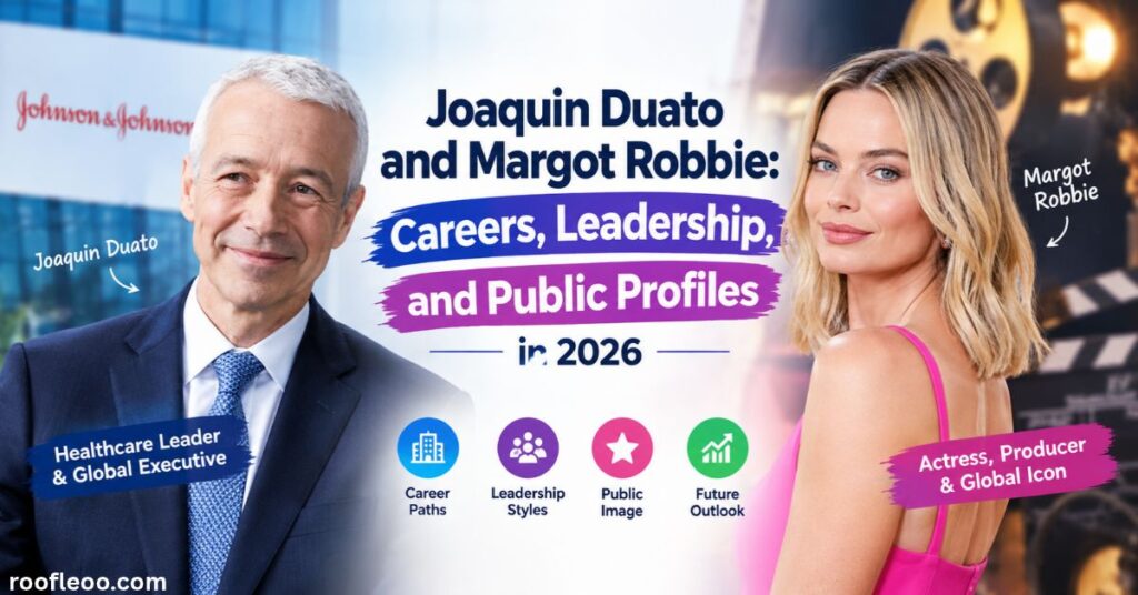 Joaquin Duato and Margot Robbie