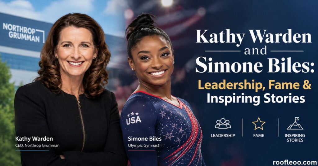 Kathy Warden and Simone Biles