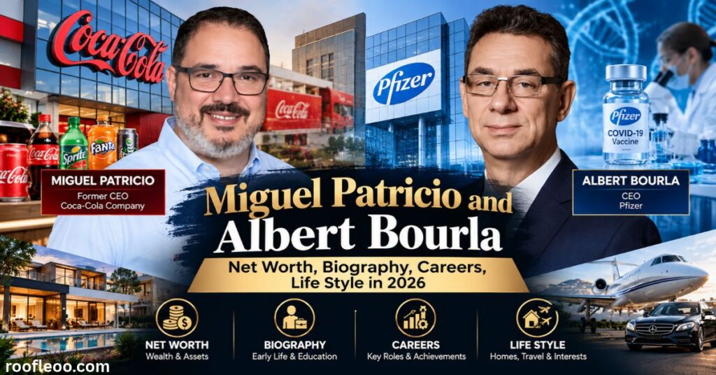 Miguel Patricio and Albert Bourla