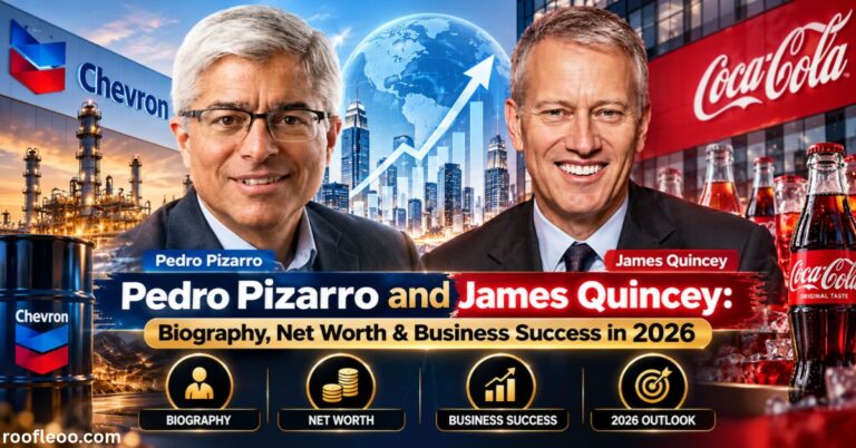 Pedro Pizarro and James Quincey