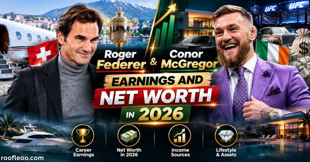 Roger Federer and Conor McGregor Earnings and Net Worth in 2026
