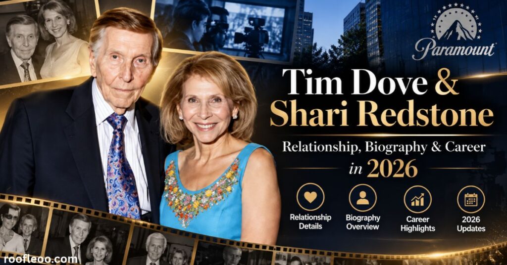 Tim Dove and Shari Redstone