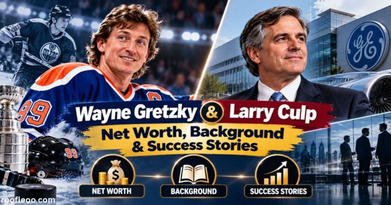 Wayne Gretzky and Larry Culp